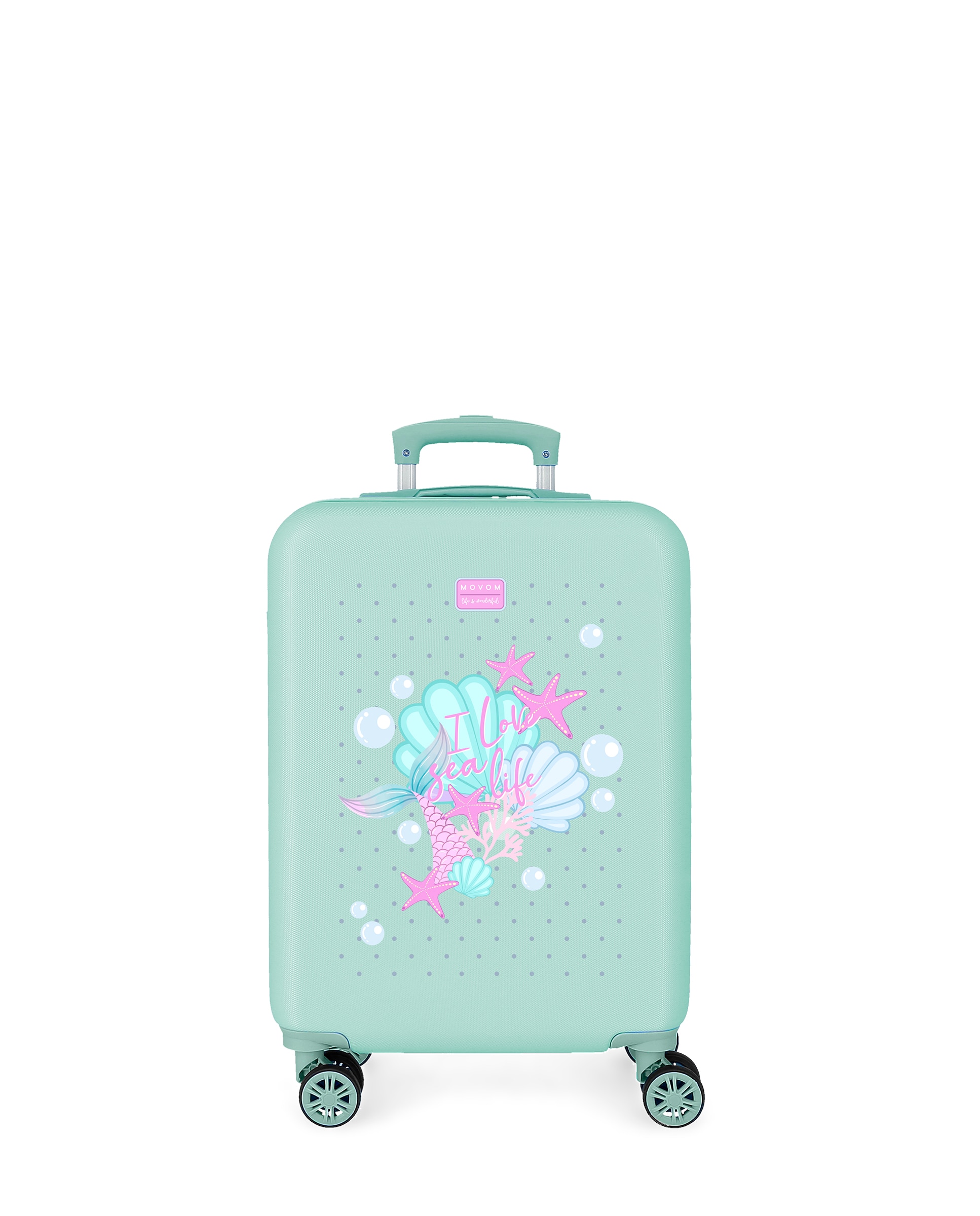 Imagem 0 de Mala de Cabine Movom I Love Sea Life Rígida com Capacidade de 35l