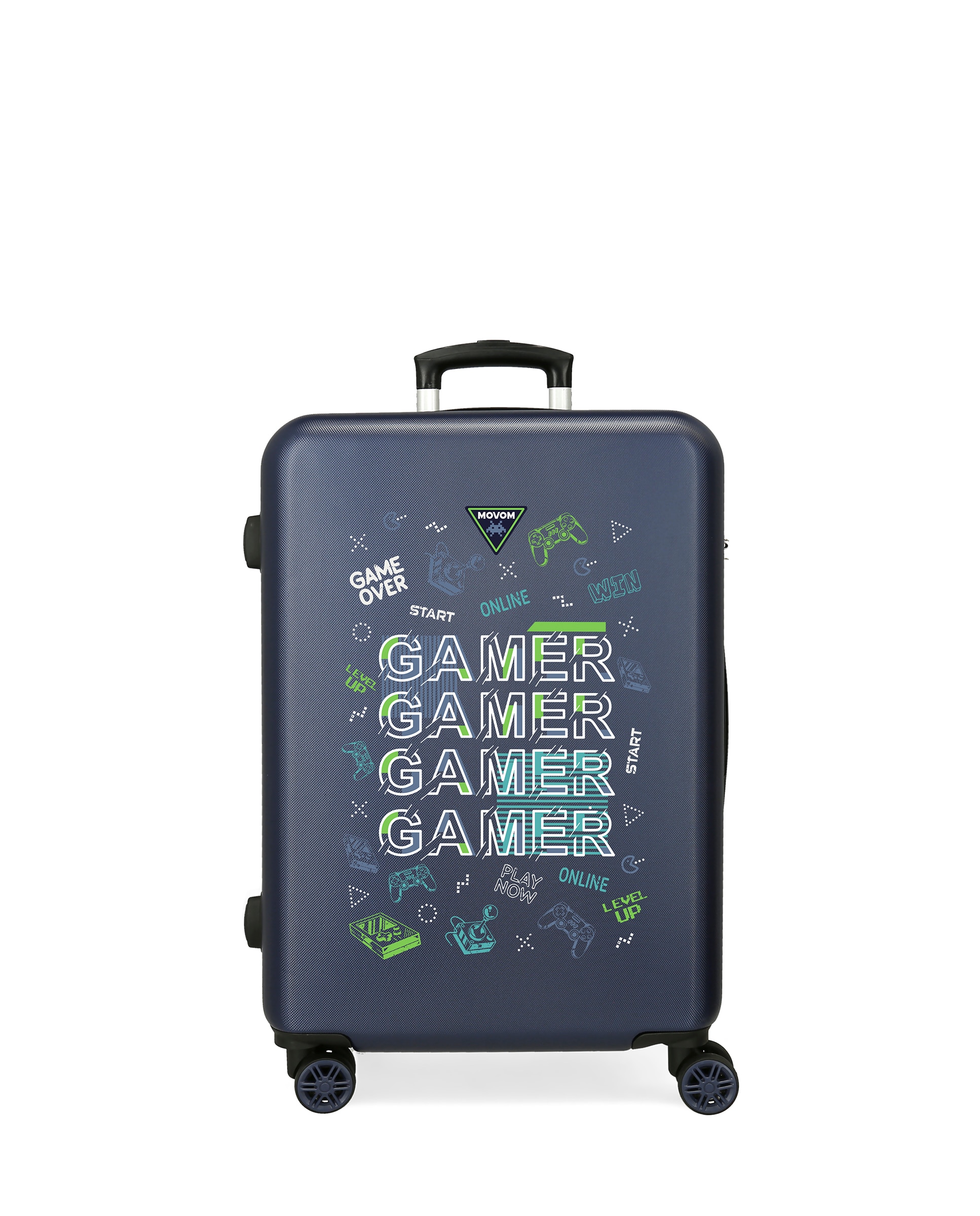 Imagem 0 de Mala Média Movom Game Over Rígida com Capacidade de 56l