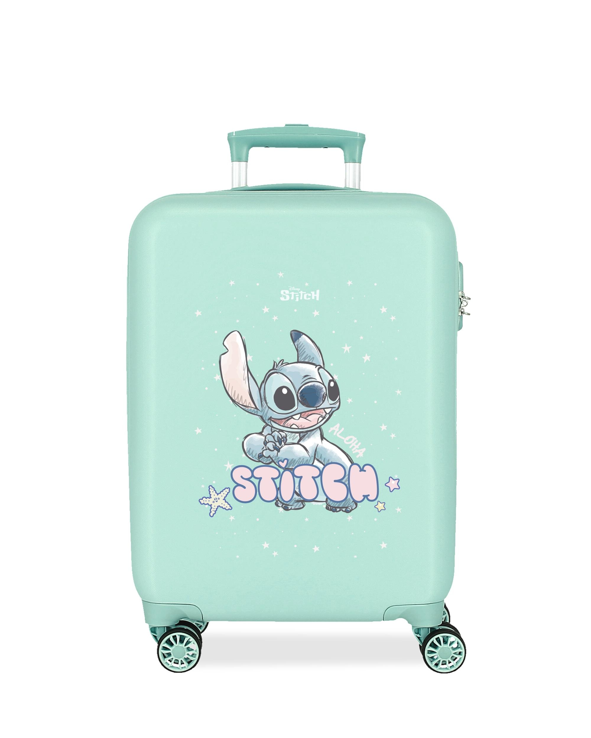 Mala de Cabine Lovely Stitch Rígida com Capacidade de 35l Azul-1