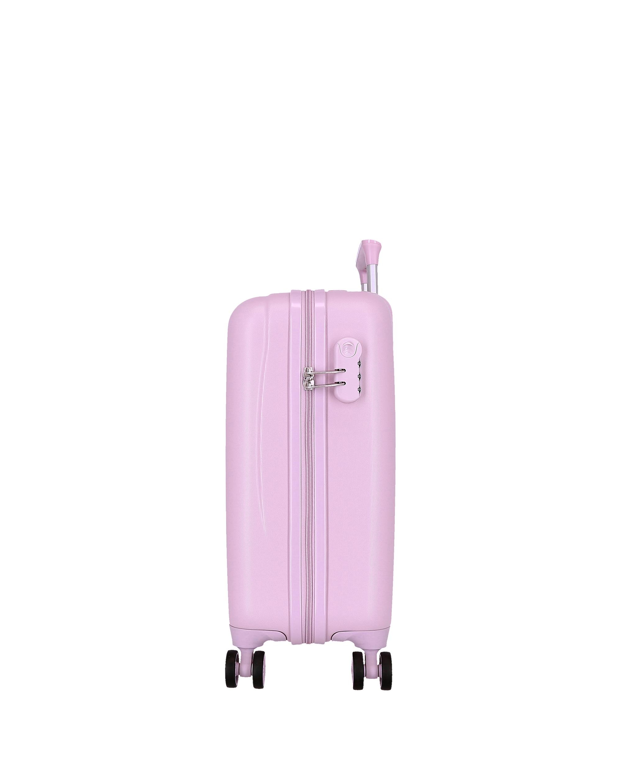 Maleta de Cabine Lovely Stitch Rígida com Capacidade de 35l Roxo-2