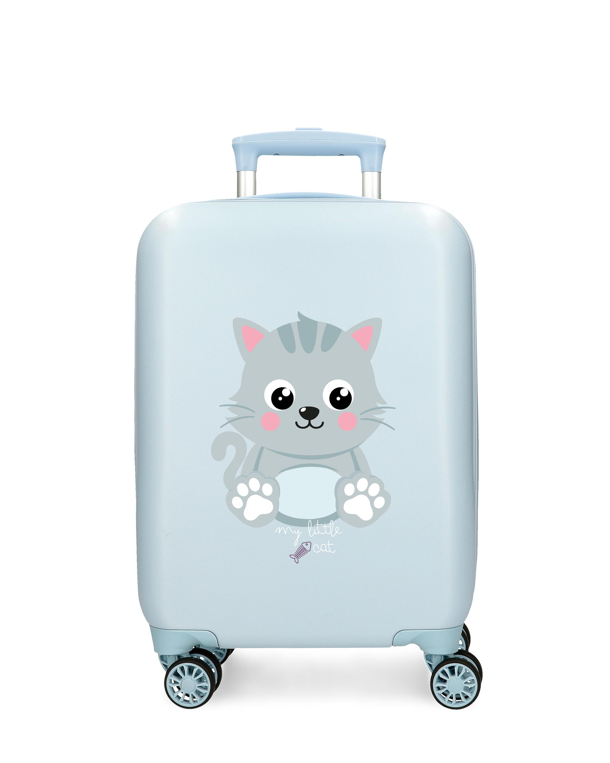 Imagem 0 de Mala Infantil Roll Road Happy Pets My Little Cat Rígida com Capacidade de 28l