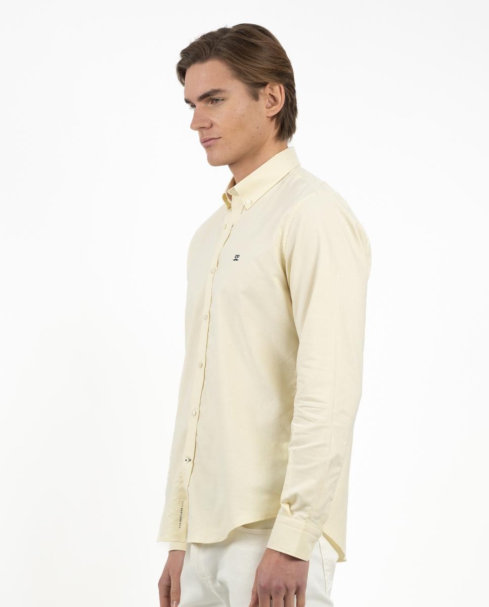 Imagem 0 de Camisa Oxford Slim de Manga Comprida