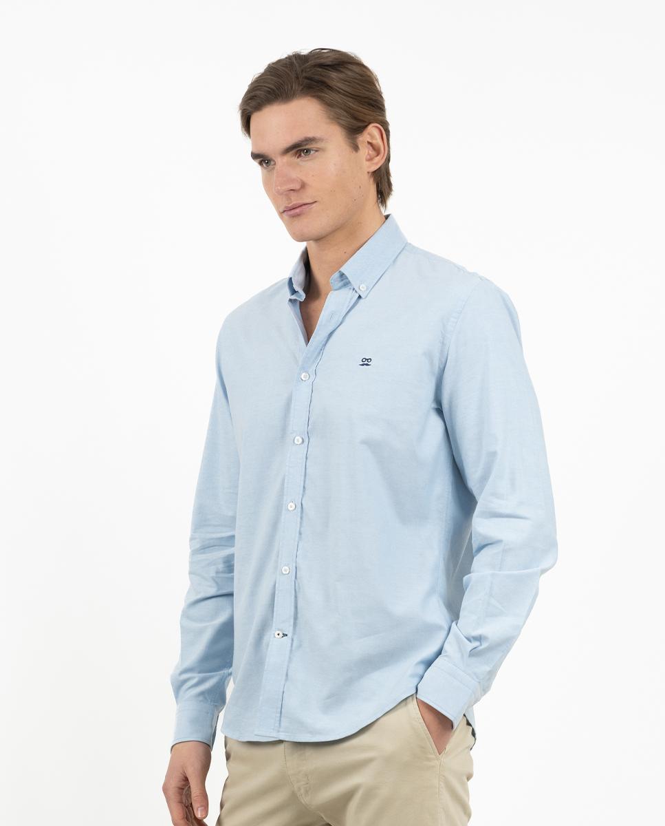 Imagem 0 de Camisa Oxford Slim de Manga Comprida