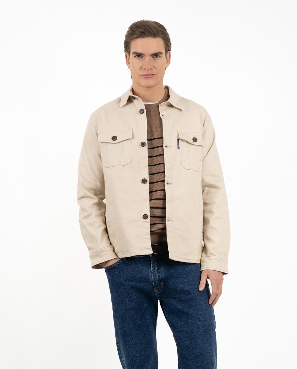 Sobrecamisa Relaxed Lisa Bege-2