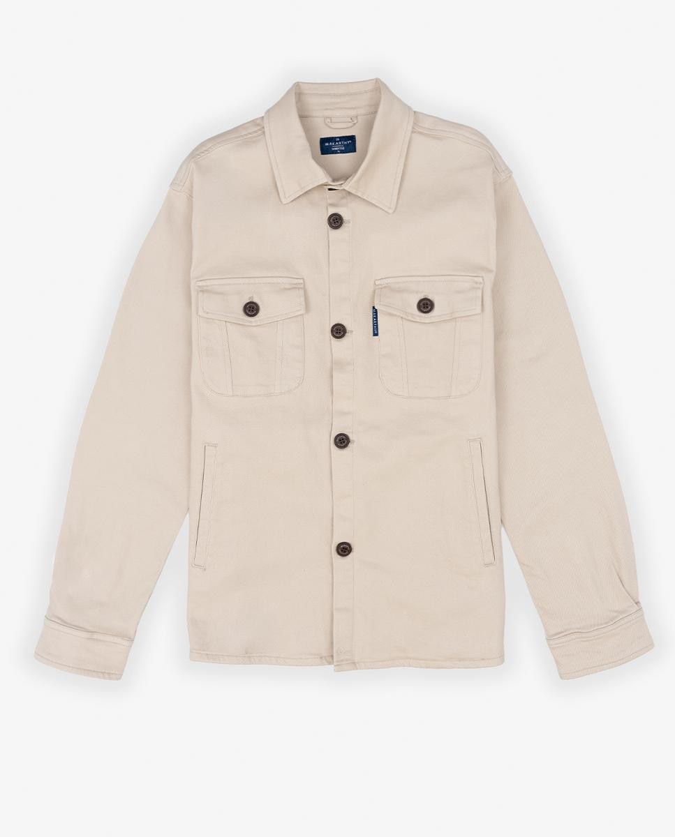 Sobrecamisa Relaxed Lisa Bege-4