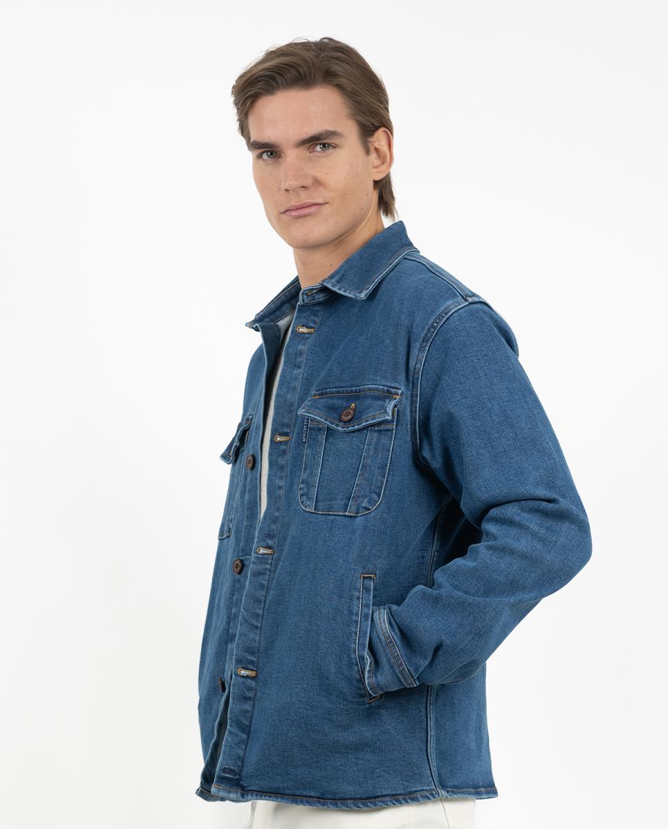 Sobrecamisa Relaxed Lisa Azul denim-3