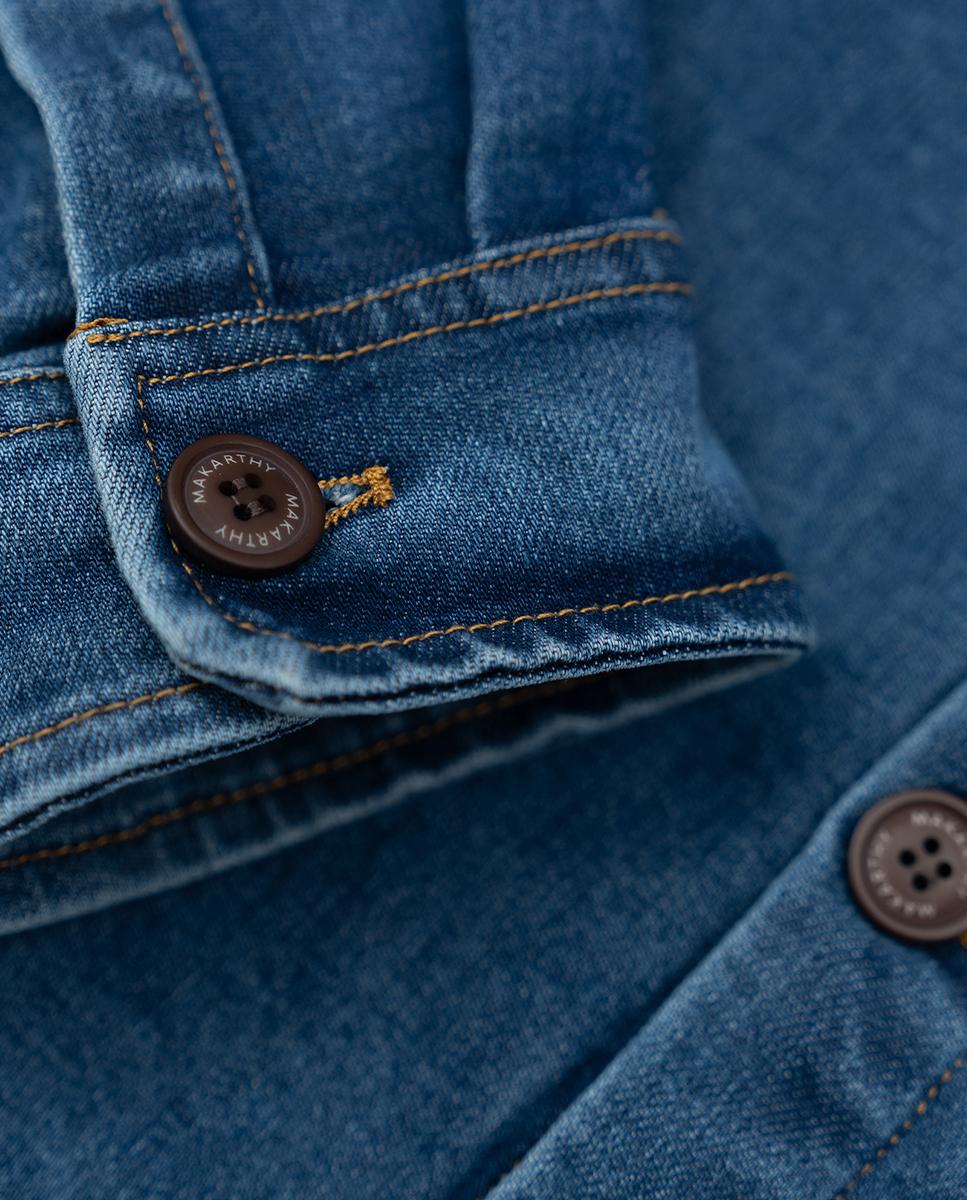 Sobrecamisa Relaxed Lisa Azul denim-5