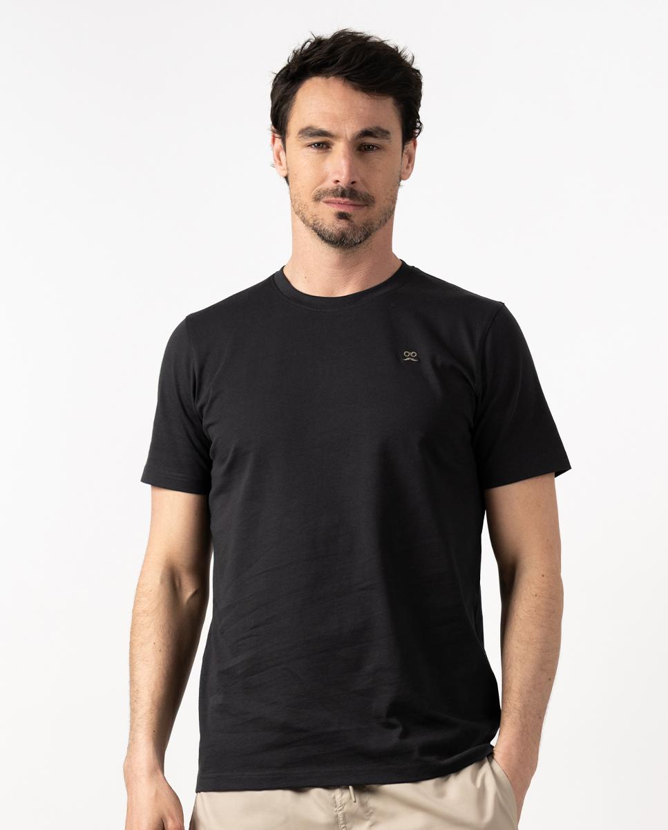 Imagem 0 de T-shirt de Manga Curta com Logo Tecido