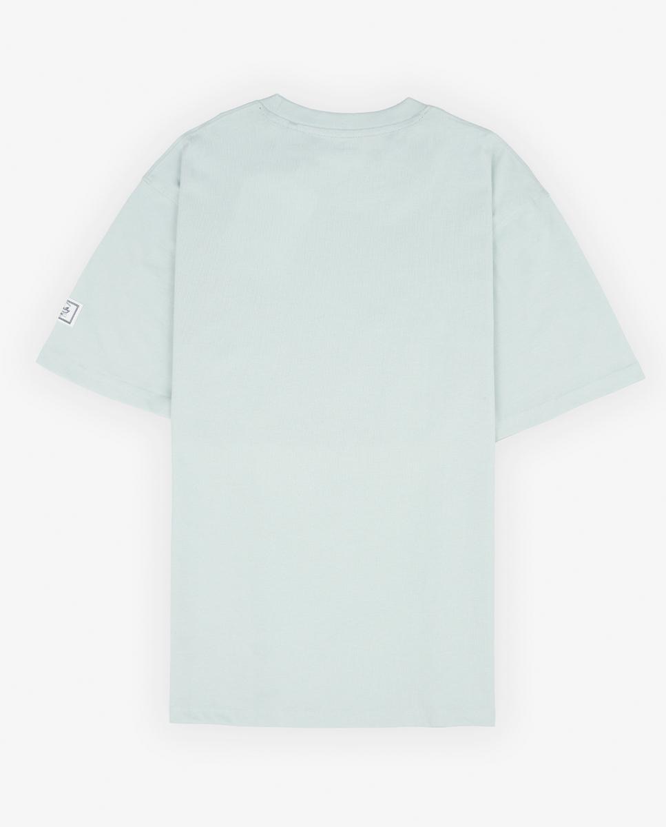 T-shirt de Manga Curta com Gola Redonda Branco-4