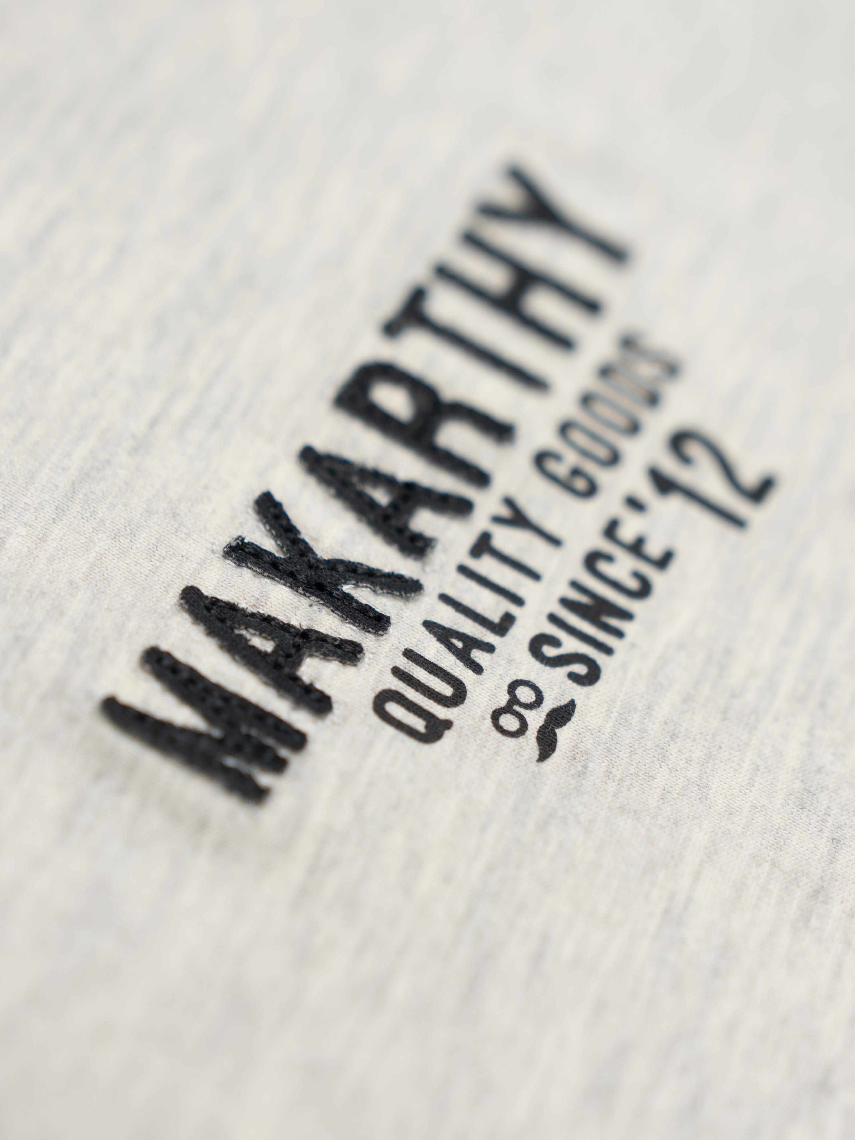 T-shirt de Manga Curta e Print Frontal Bege-4
