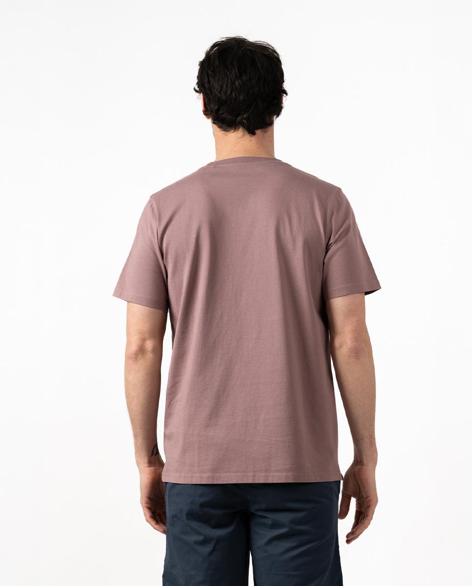 T-shirt de Manga Curta e Patch com Logo Malva-2