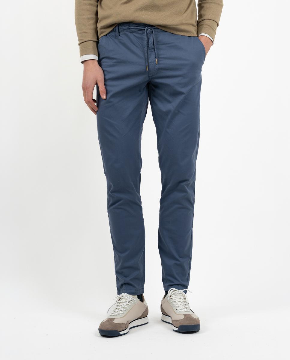 Imagem 0 de Calças Chino Slim com Cintura Elástica