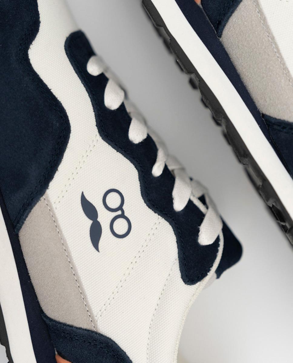 Sapatilhas Desportivas com Atacadores New 002 Branco / Azul-3