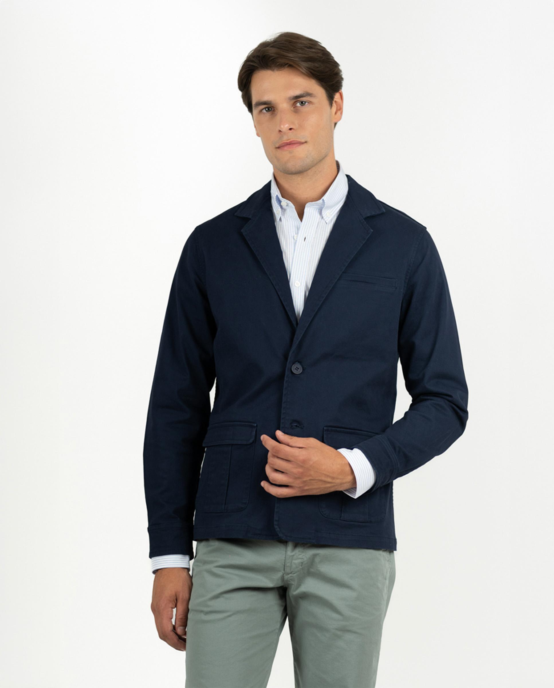 Imagem 0 de Blazer Abotoada com Bolsos