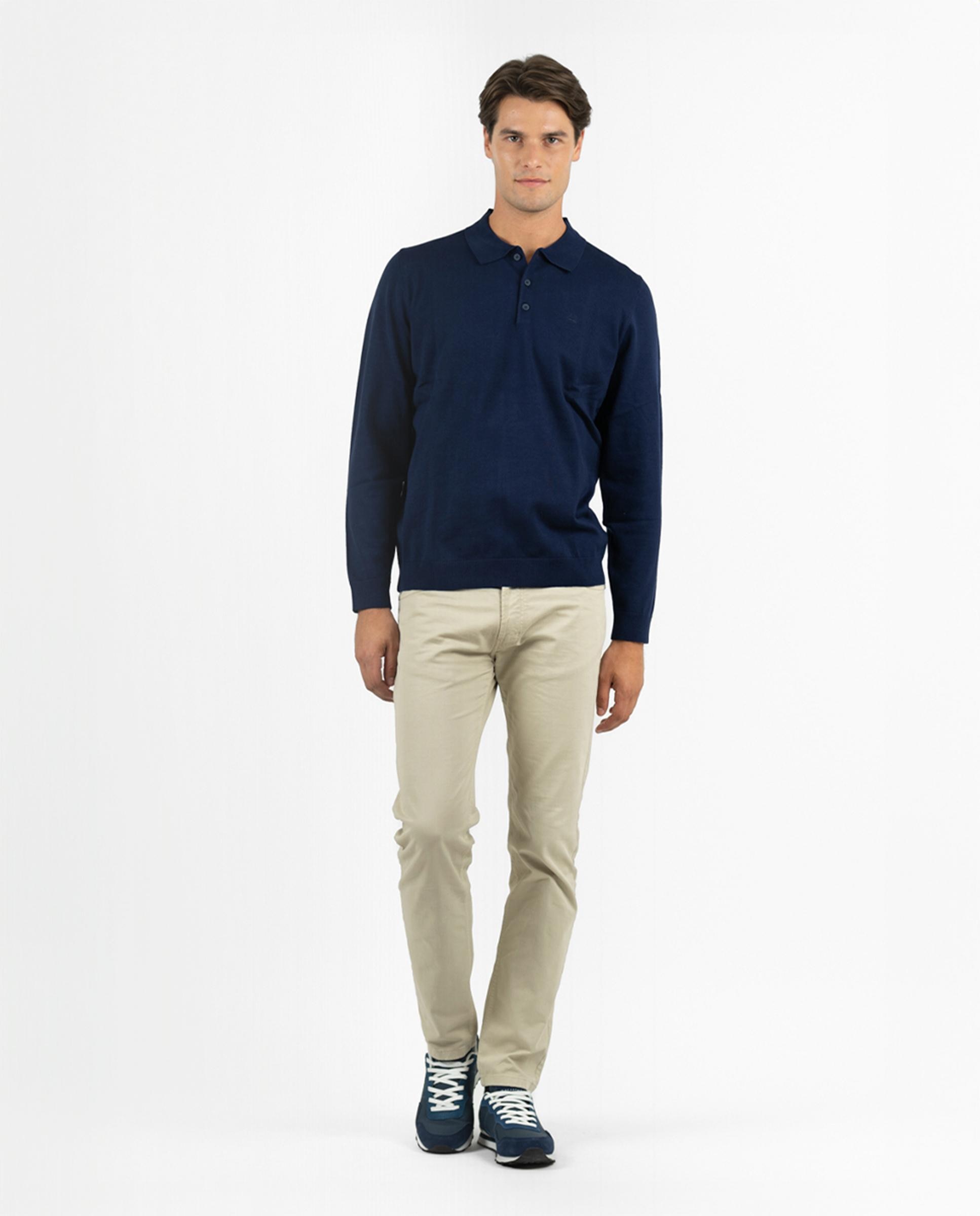 Imagem 0 de Polo Regular Fit de Manga Comprida