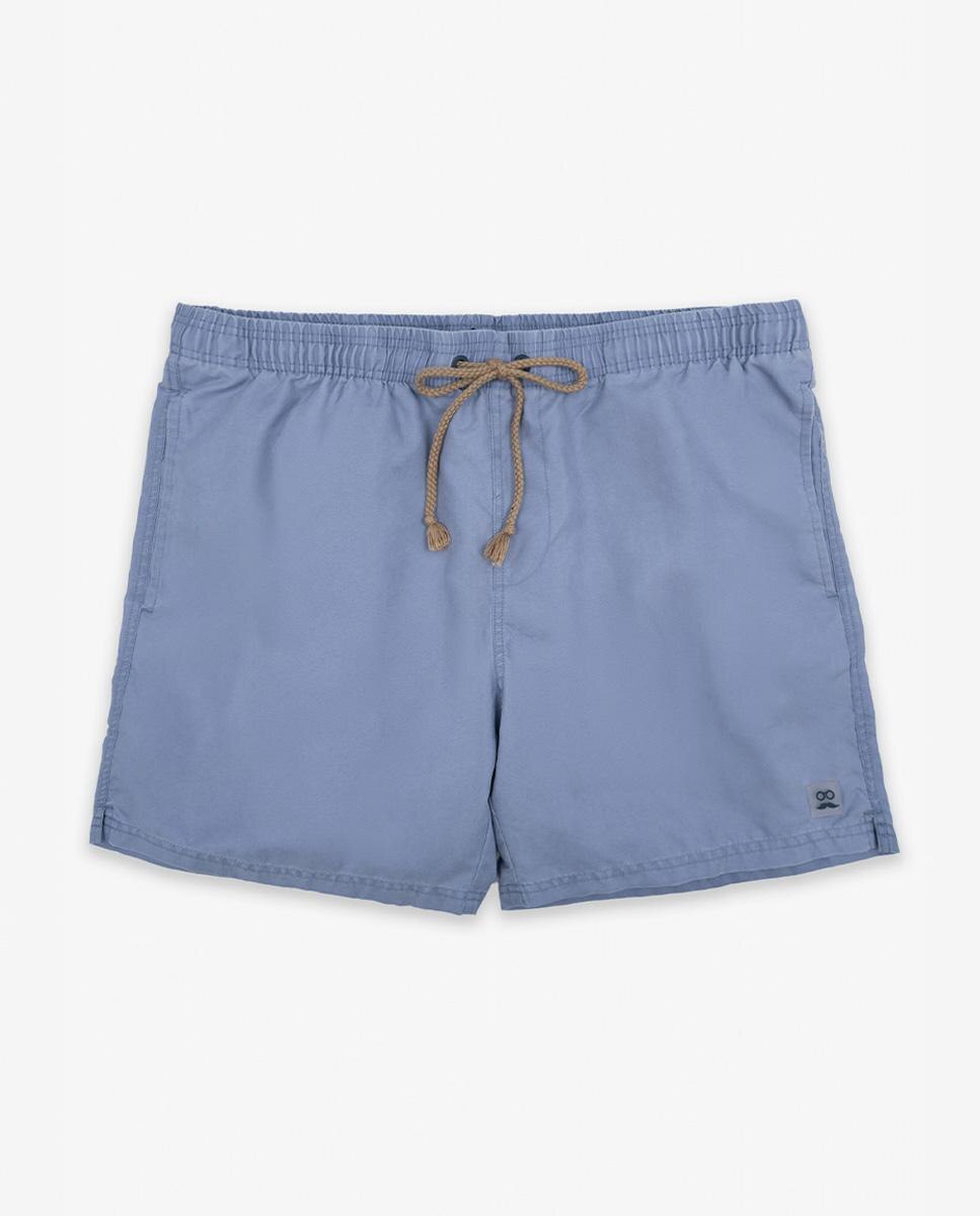 Fato de Banho Estampado com Cordão Azul-2