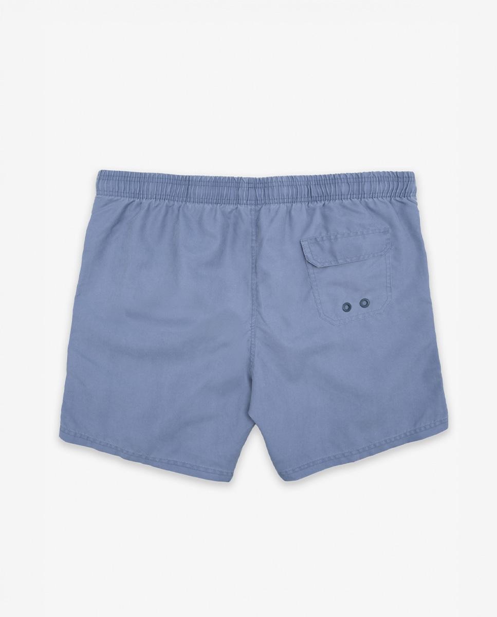 Fato de Banho Estampado com Cordão Azul-3