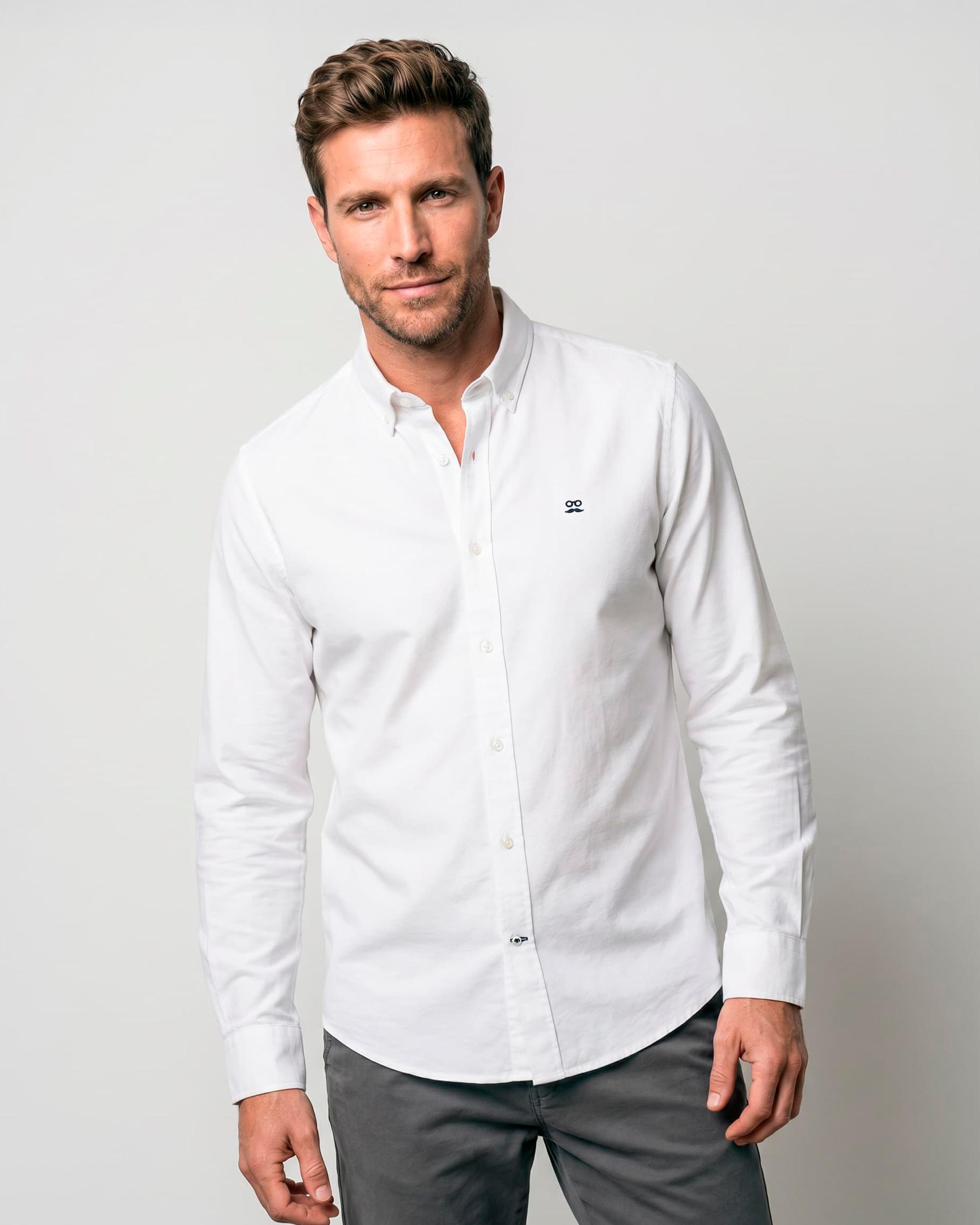 Imagem 0 de Camisa Slim com Tecido Fil a Fil