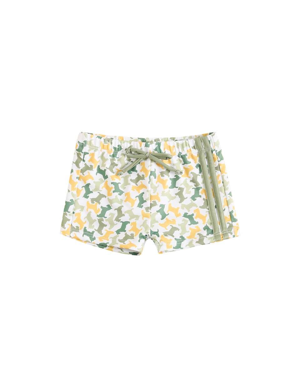 Boxers para Bebé Estampados com Cordão de Ajuste Dadati Verde-1