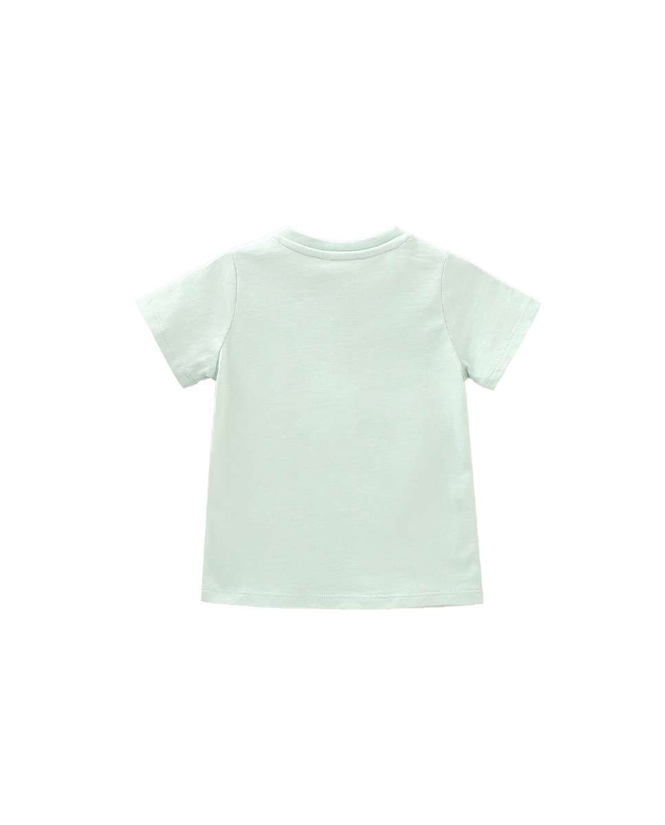 T-shirt para Bebé de Manga Curta com Desenho de Limões Dadati Verde Água-2