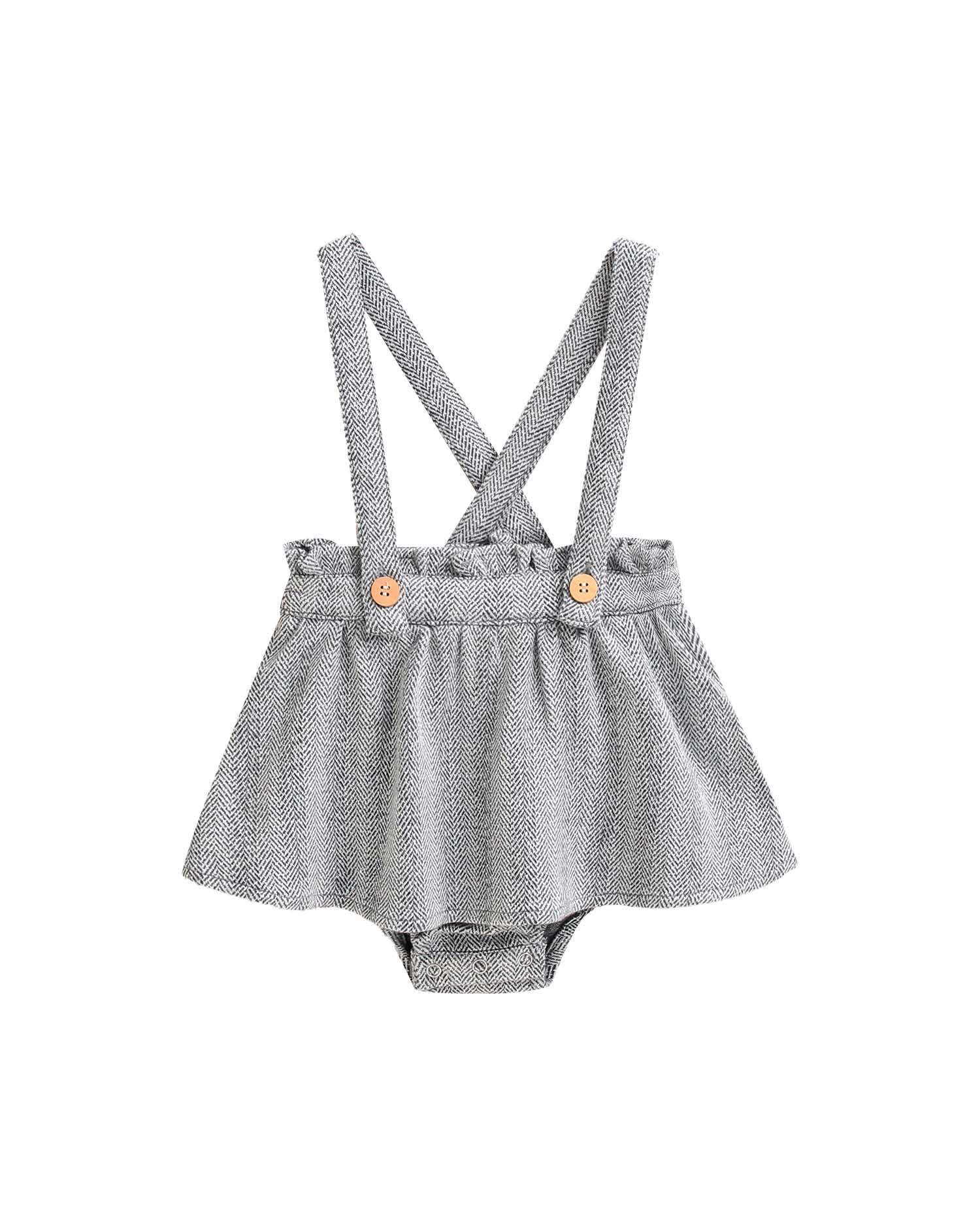 Imagem 0 de Macacão Curto para Bebé com Estampado de Espiga e Alças