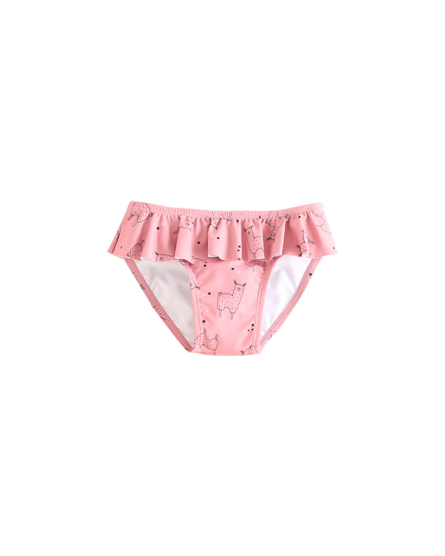 Gola de Bebé Estampada com Folho Rosa-1