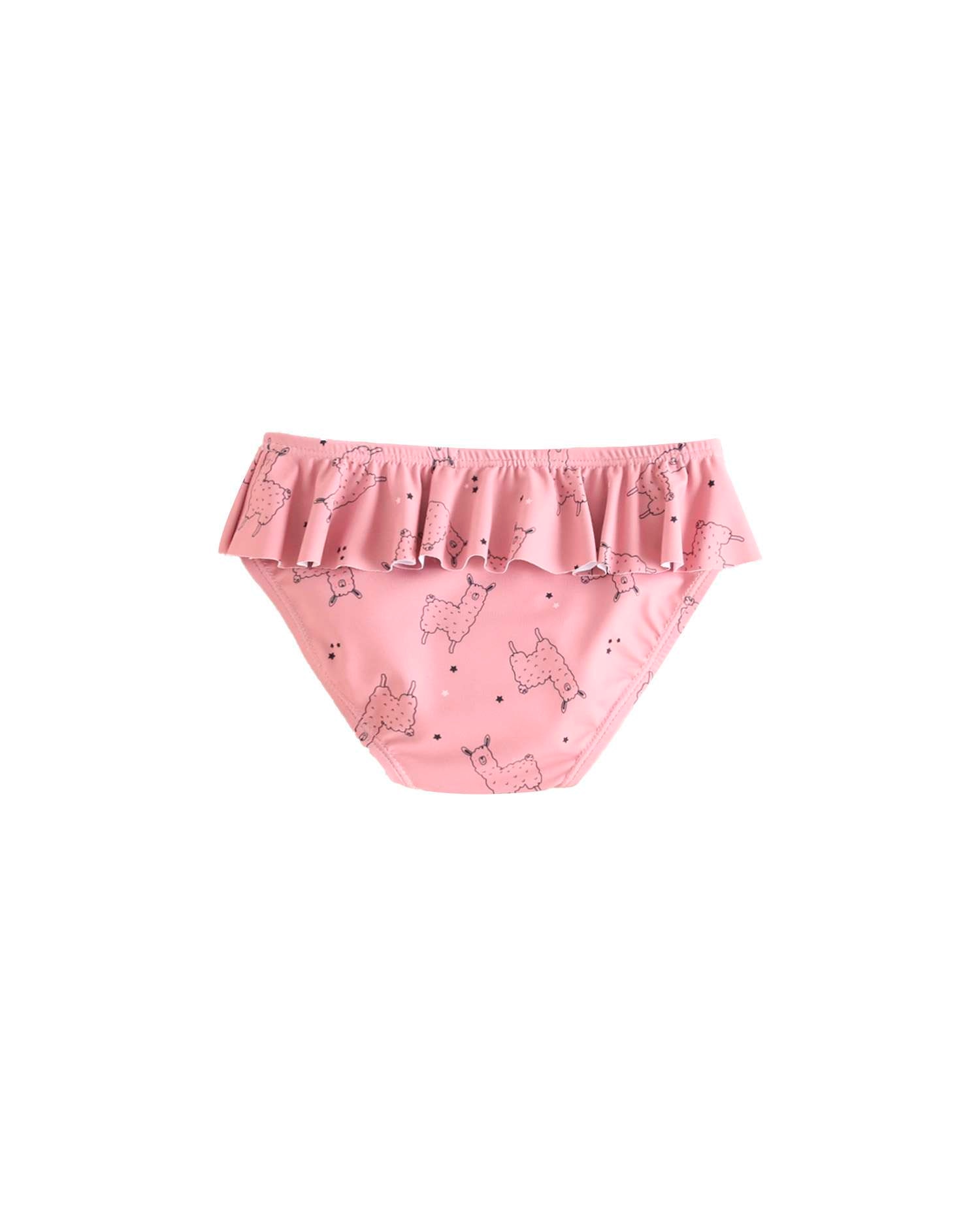 Gola de Bebé Estampada com Folho Rosa-2