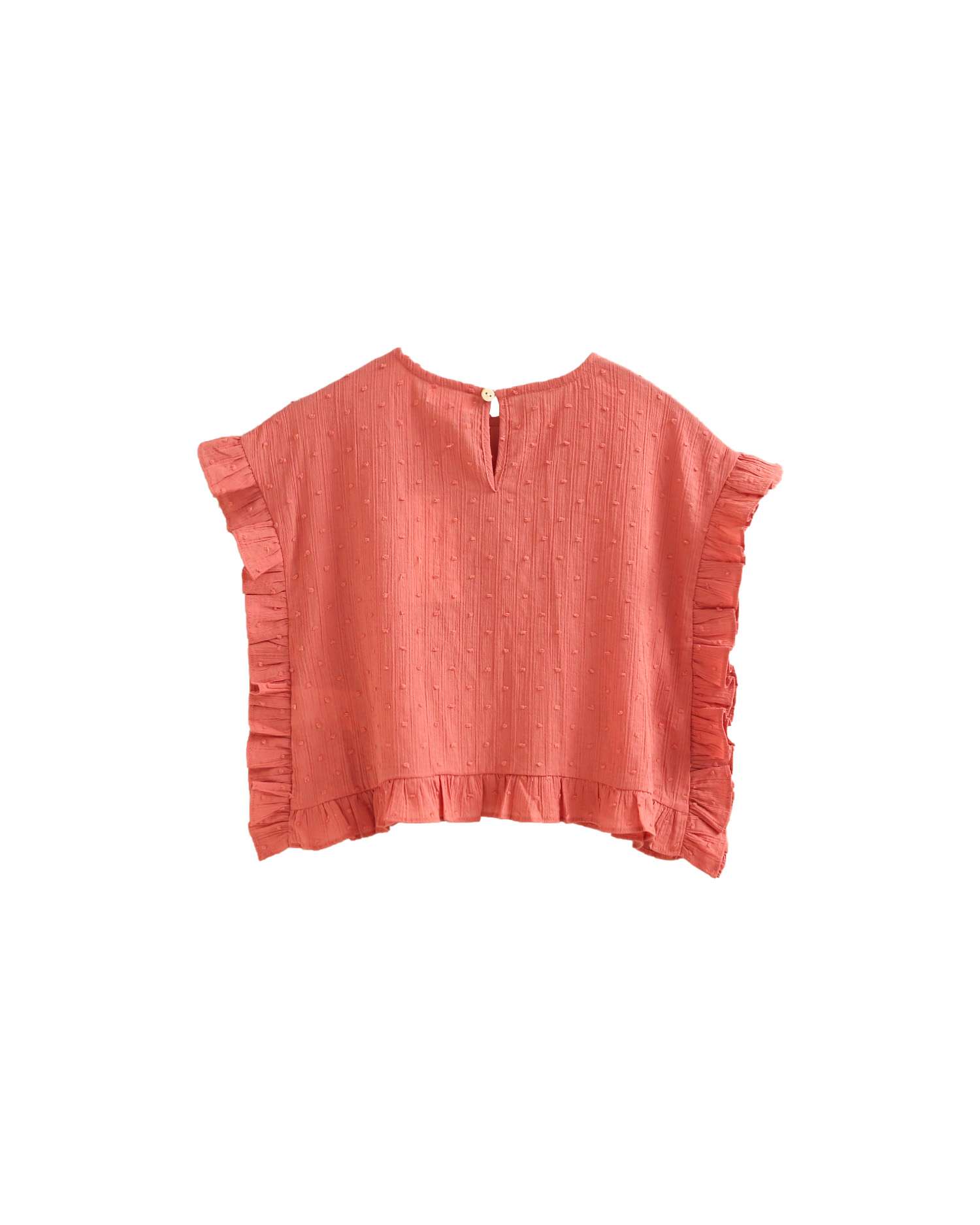 Blusa Infantil em Plumeti Dadati Coral-3