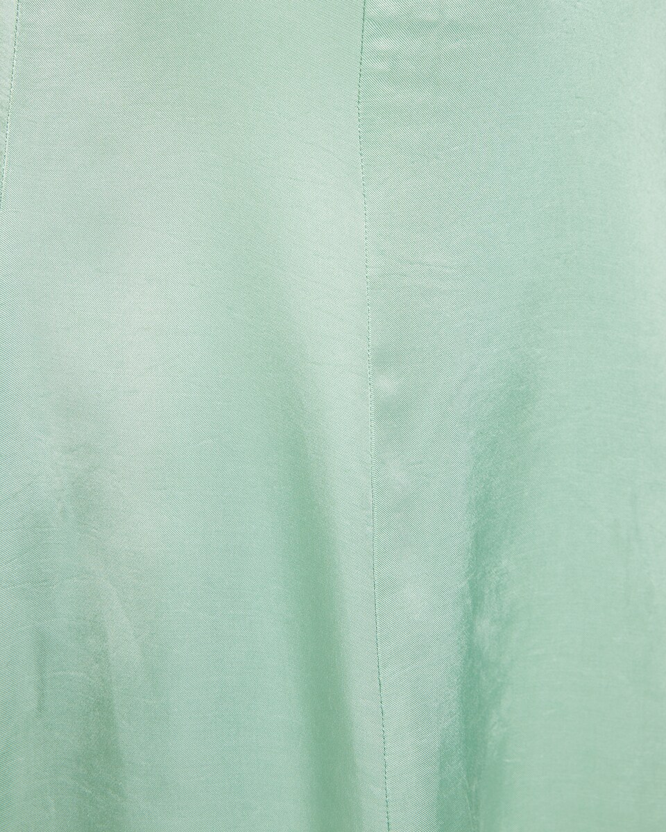 Vestido de Festa Assimétrico com Écharpe no Decote Verde-claro-5