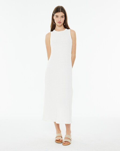 Imagem 0 de Vestido Midi Confort com Decote Redondo
