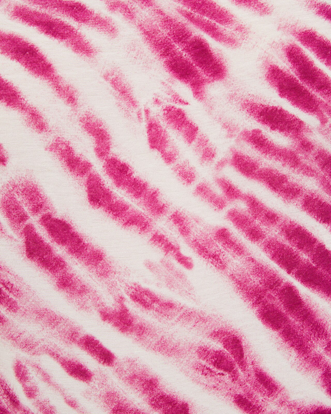 Vestido Midi de Alças Estampado Tie Dye Rosa / Branco-5