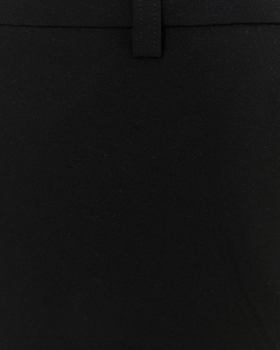 Calças Confort com Bolsos Laterais Preto-5