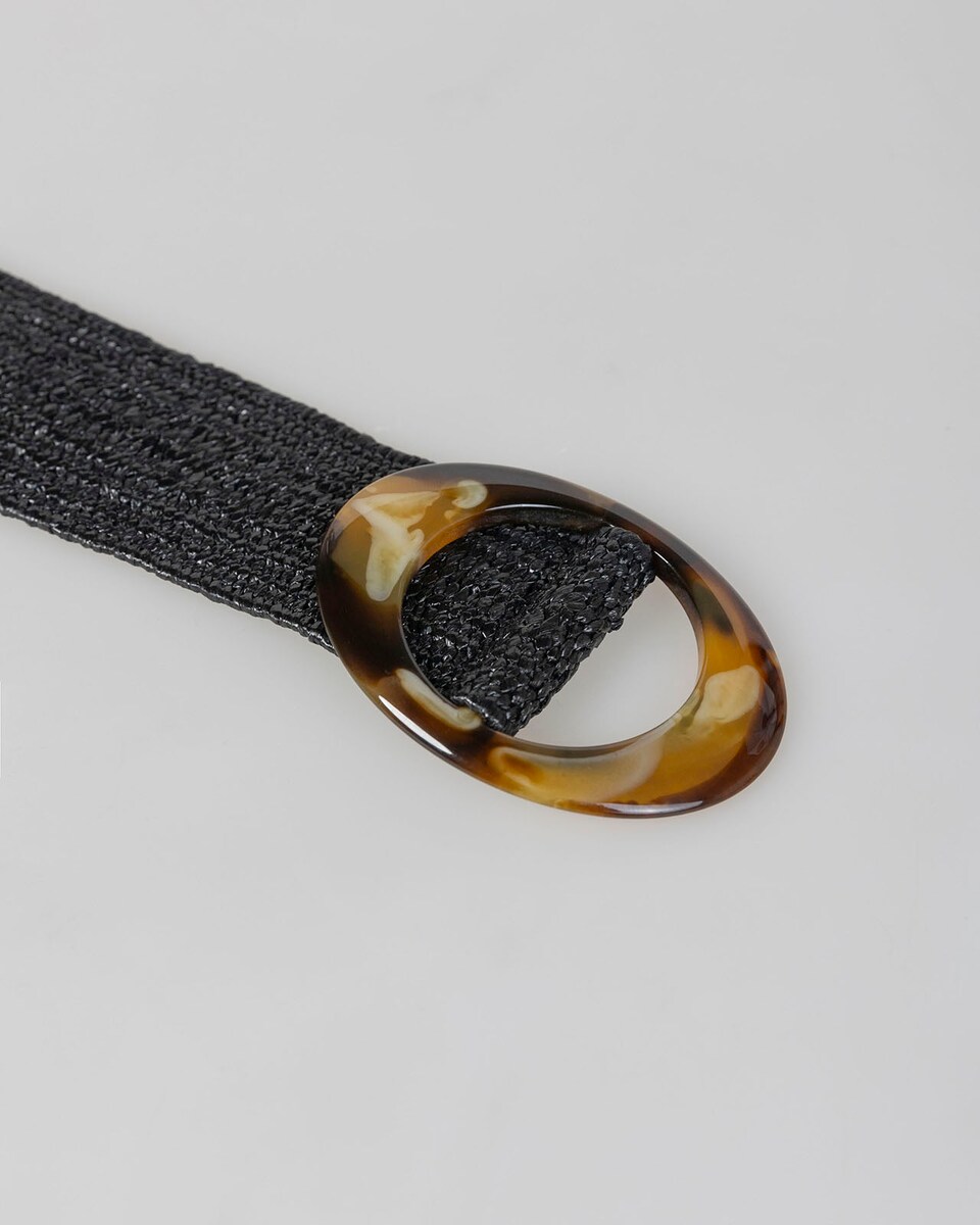 Cintos com Fivela Liso Cinzento-escuro-2