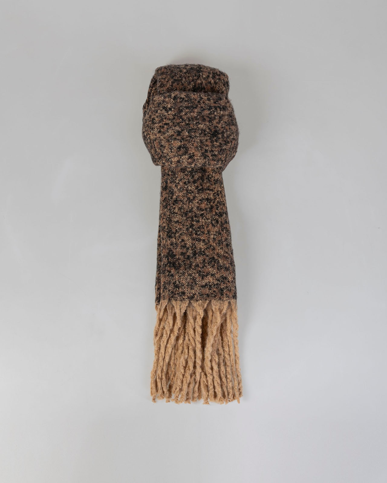 Imagem 0 de Cachecol com Efeito Mesclado e Franjas