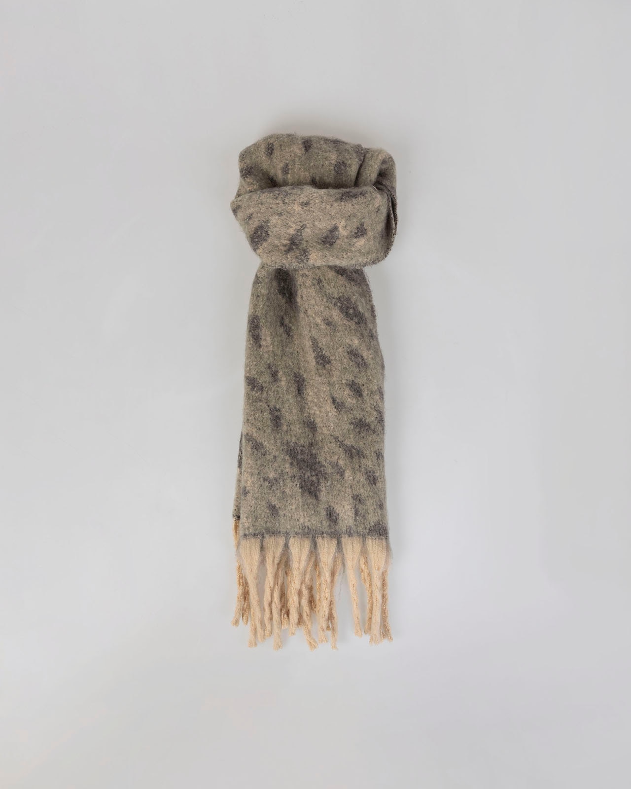 Imagem 0 de Cachecol com Efeito Mesclado e Franjas