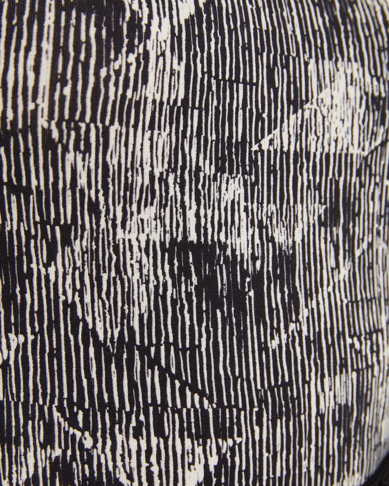 T-shirt Estampada e Peça Sustentável Preto / Branco-5