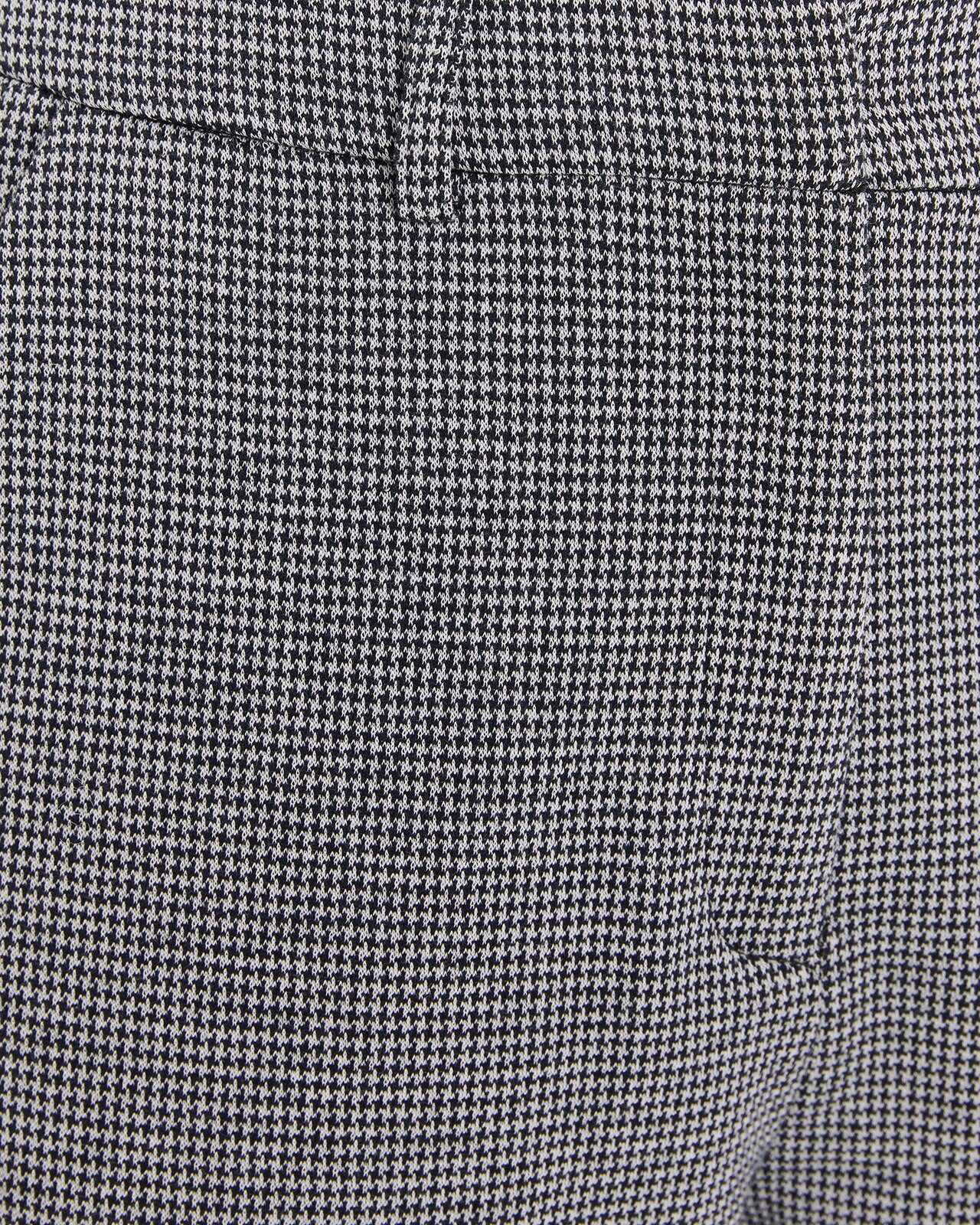 Calças com Jacquard Geométrico Preto-5