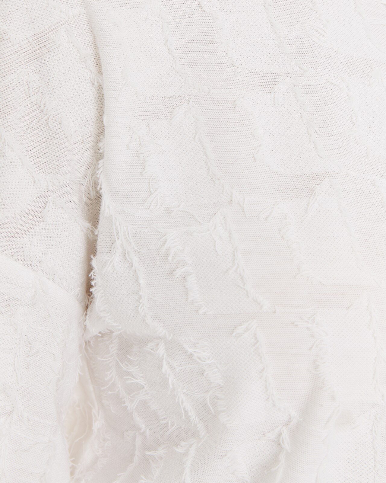 T-shirt com Estrutura e Peça Sustentável Branco-5