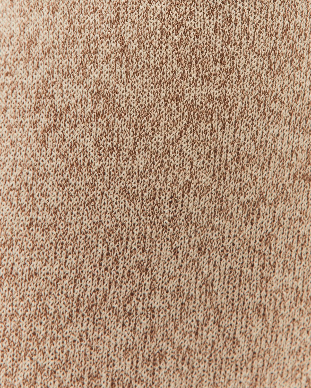 Saia Midi de Malha com Borracha na Cintura Camel-5