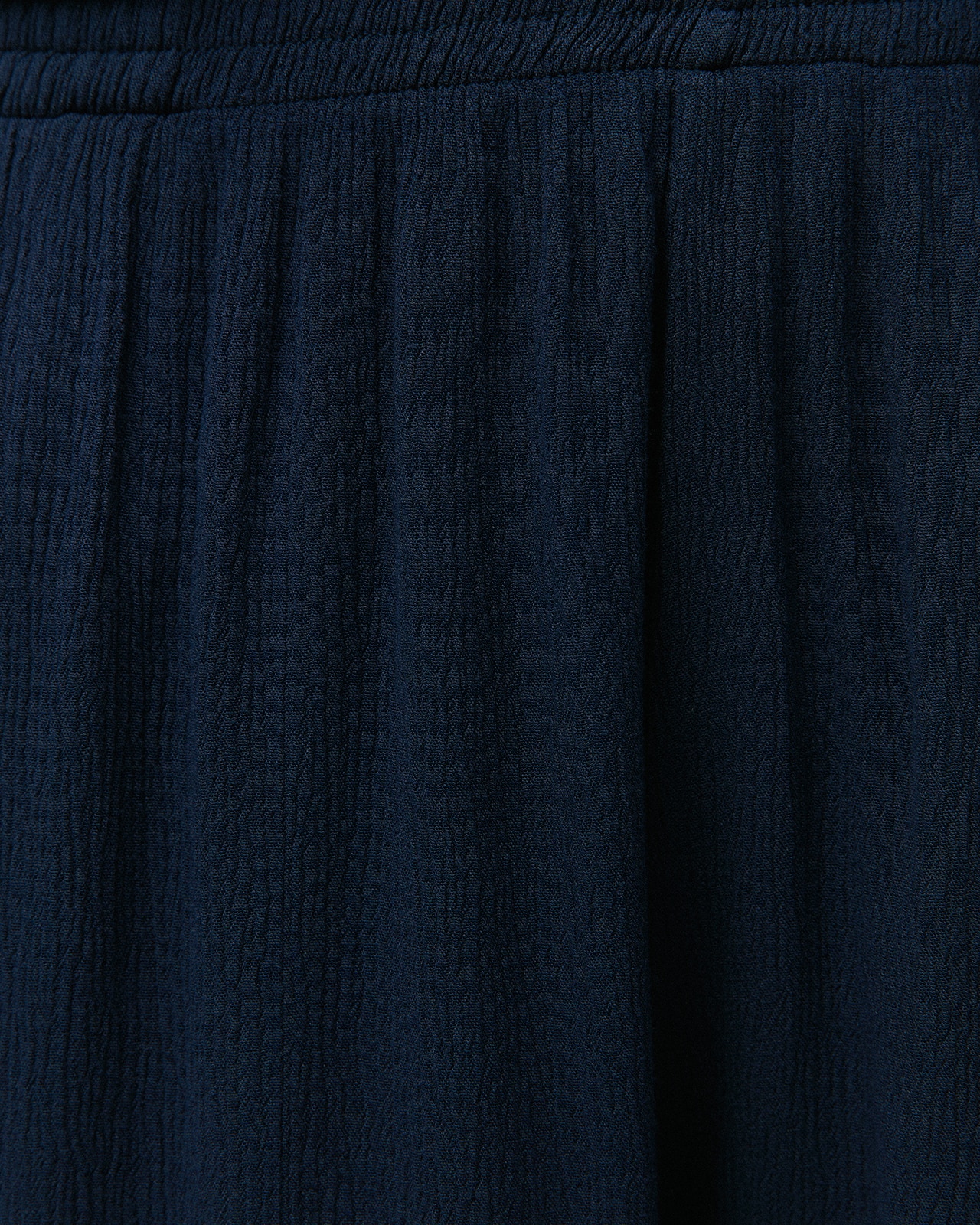 Short Fluido em Bambula com Borracha na Cintura e Bolsos Laterais Azul-marinho-5