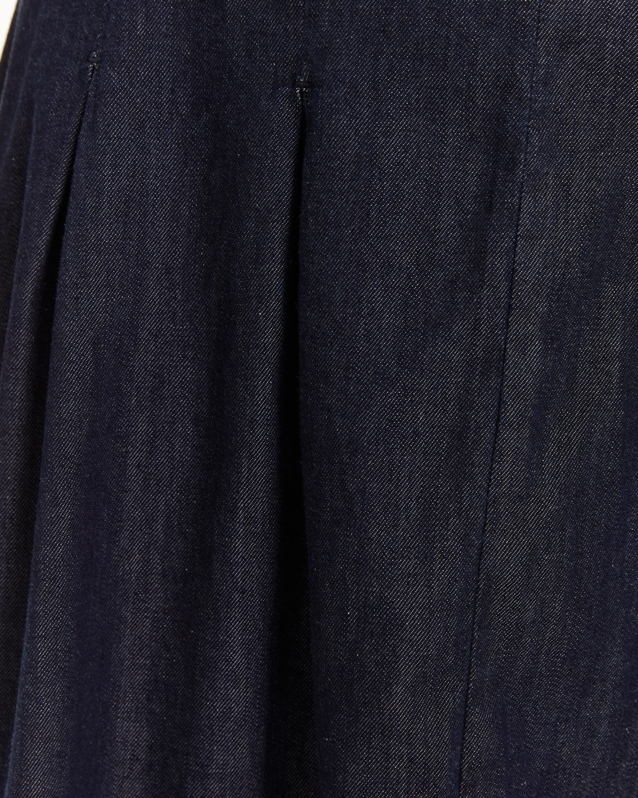 Saia Fluida Efeito Denim Azul denim-5