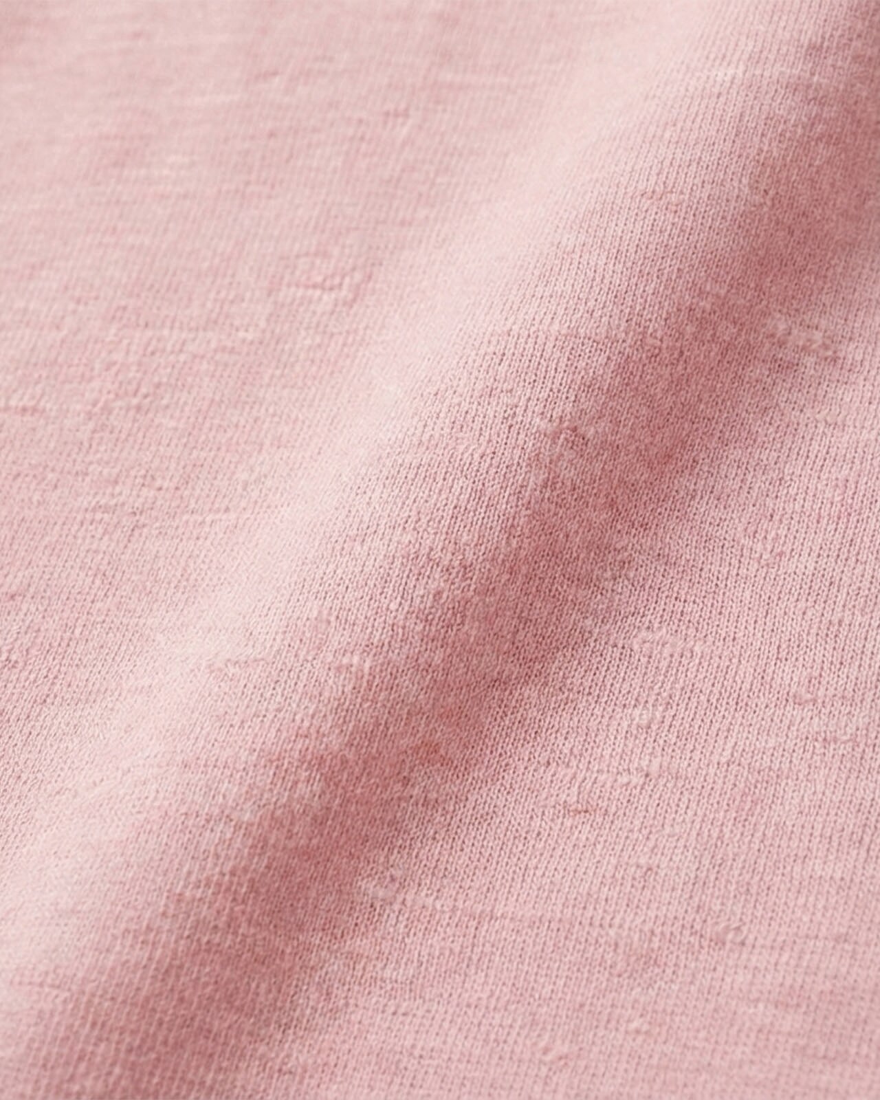 T-shirt com Detalhe de Fio em Contraste e com Decote Redondo Rosa-5