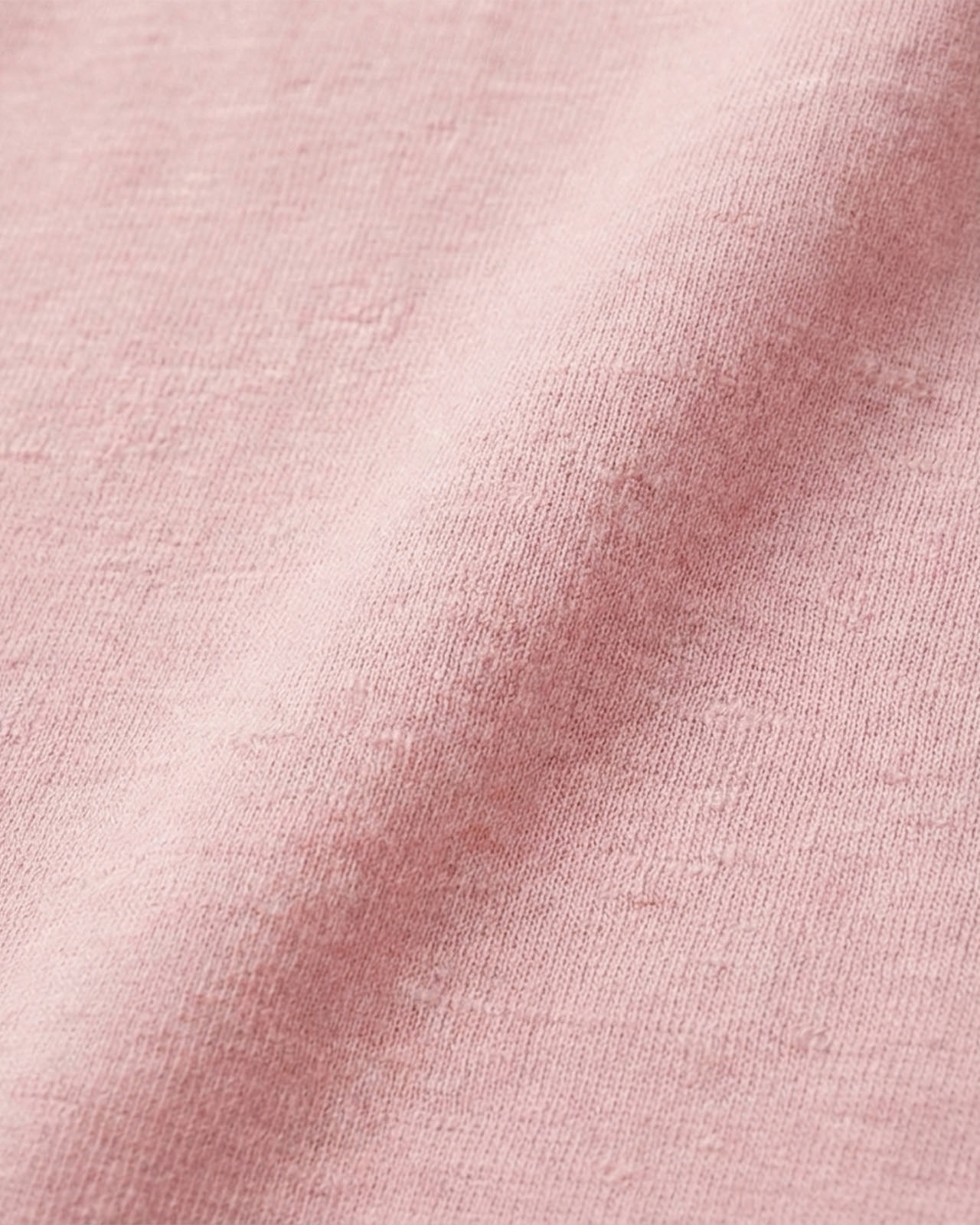 T-shirt com Detalhe de Fio em Contraste e com Decote Redondo Rosa-5