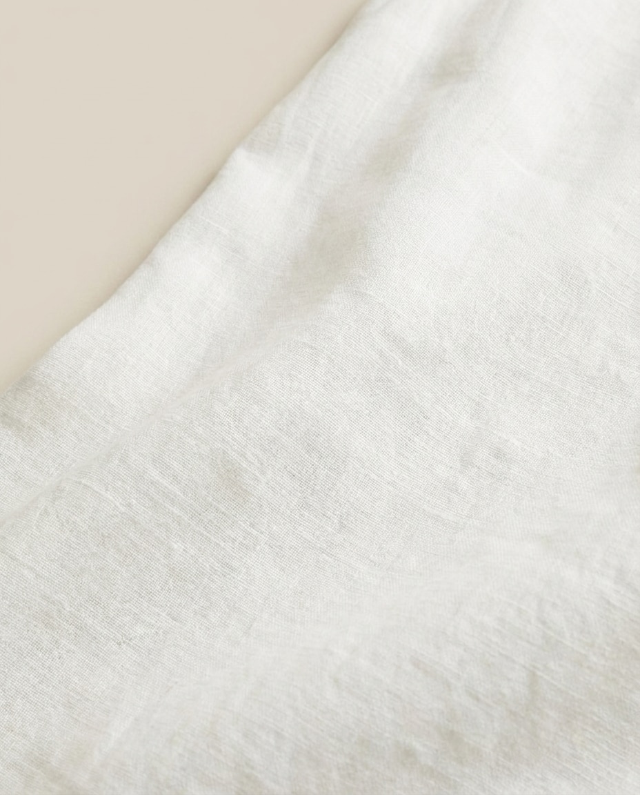 Vestido Midi com Costadillos e Alças Branco-5