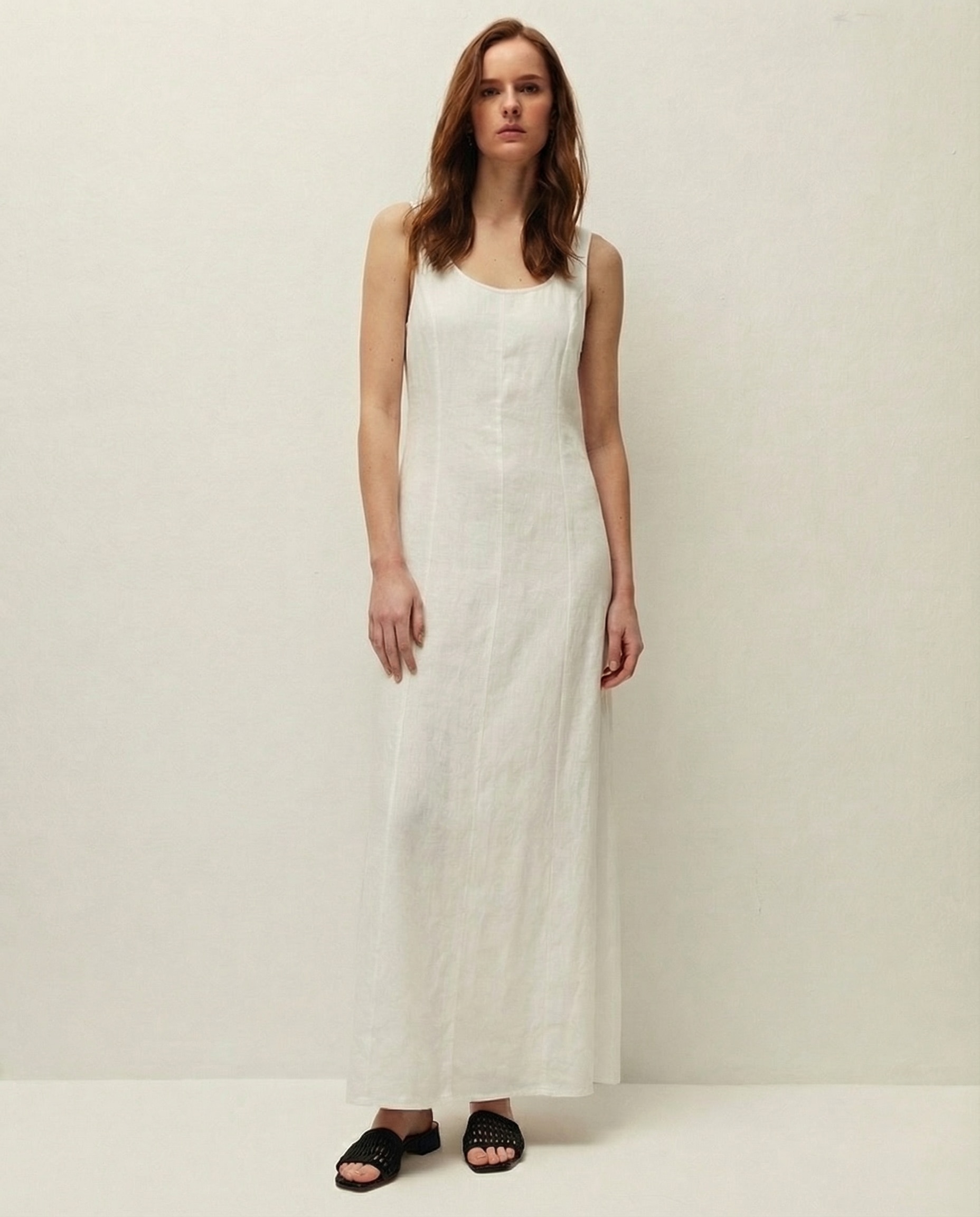 Imagem 0 de Vestido Midi com Costadillos e Alças