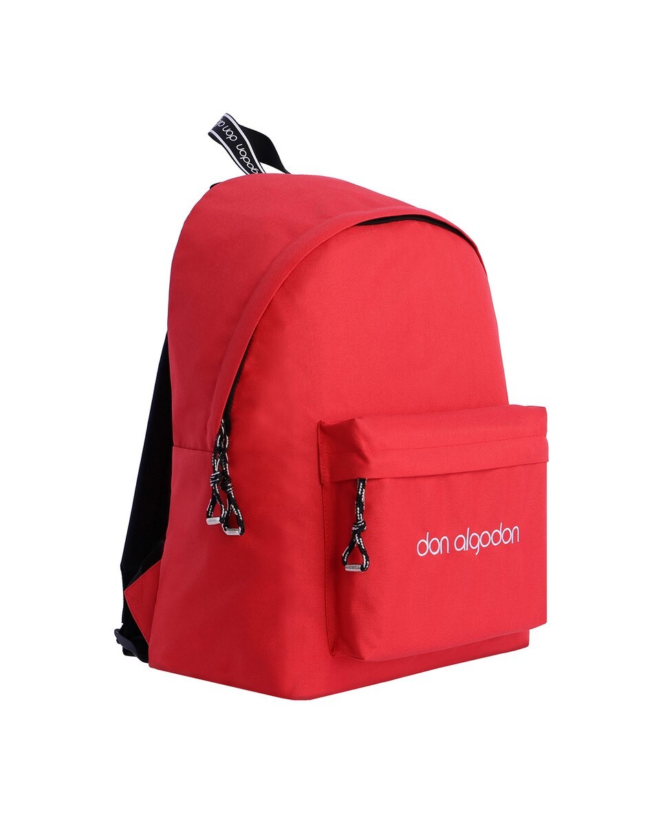 Mochila com Estojo Atina Vermelha com Fecho de Correr Vermelho-2