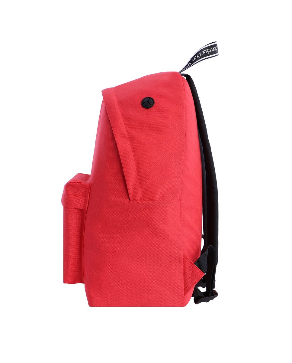 Mochila com Estojo Atina Vermelha com Fecho de Correr Vermelho-3