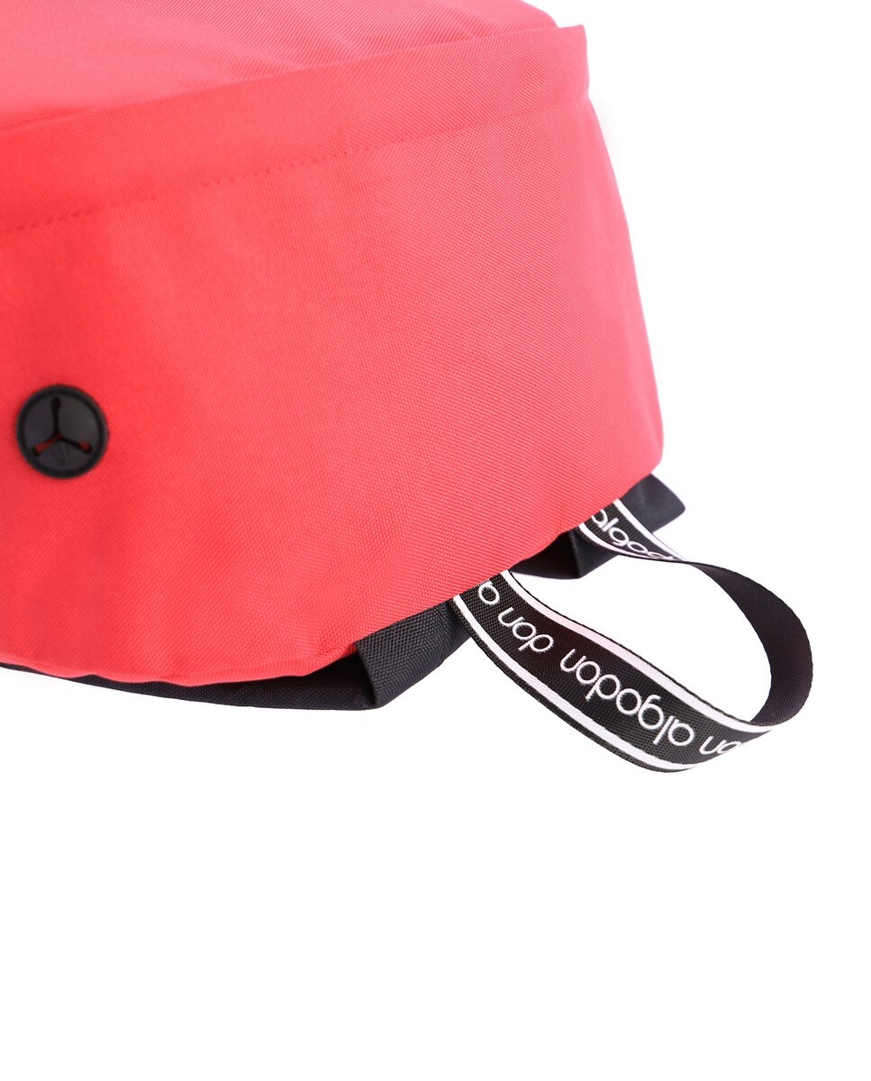 Mochila com Estojo Atina Vermelha com Fecho de Correr Vermelho-5