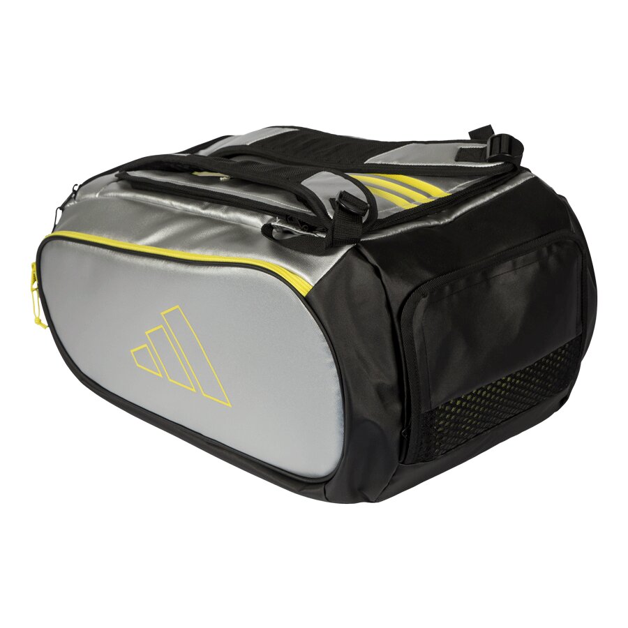 Mala de Paddle Pro Tour Silver Grey 2026 Adidas Amarelo-2