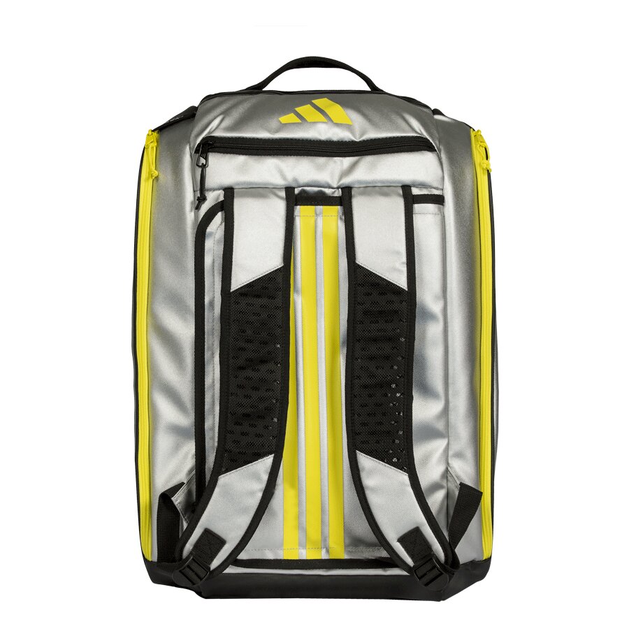 Mala de Paddle Pro Tour Silver Grey 2026 Adidas Amarelo-3